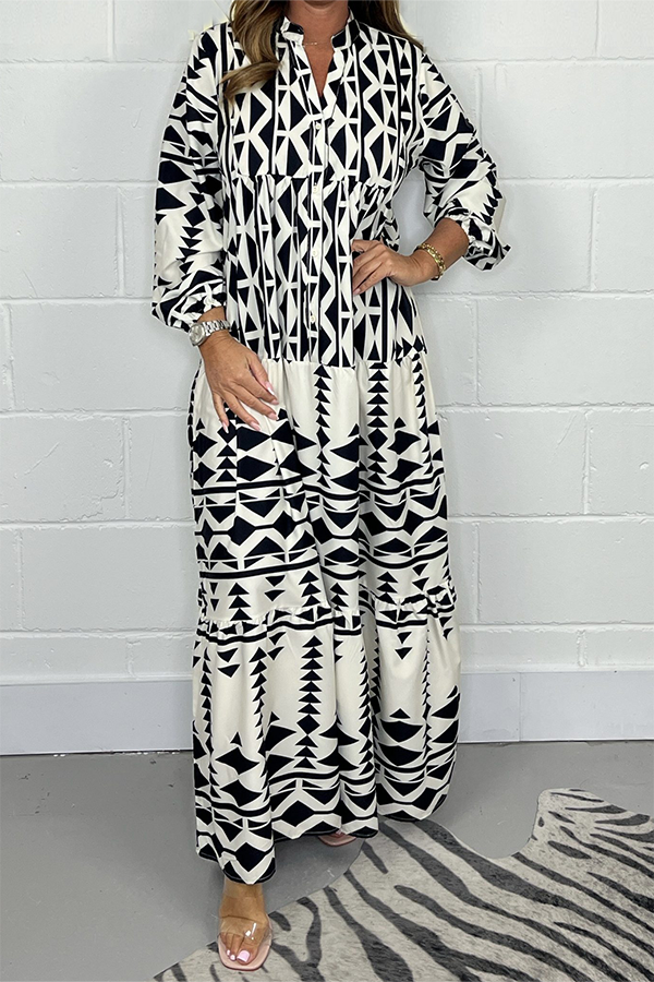 Aztec Maxi Dress