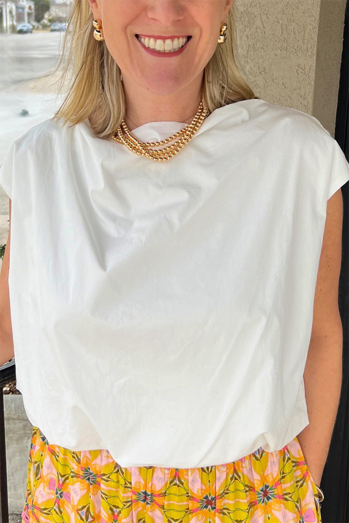 Bubble Hem Top