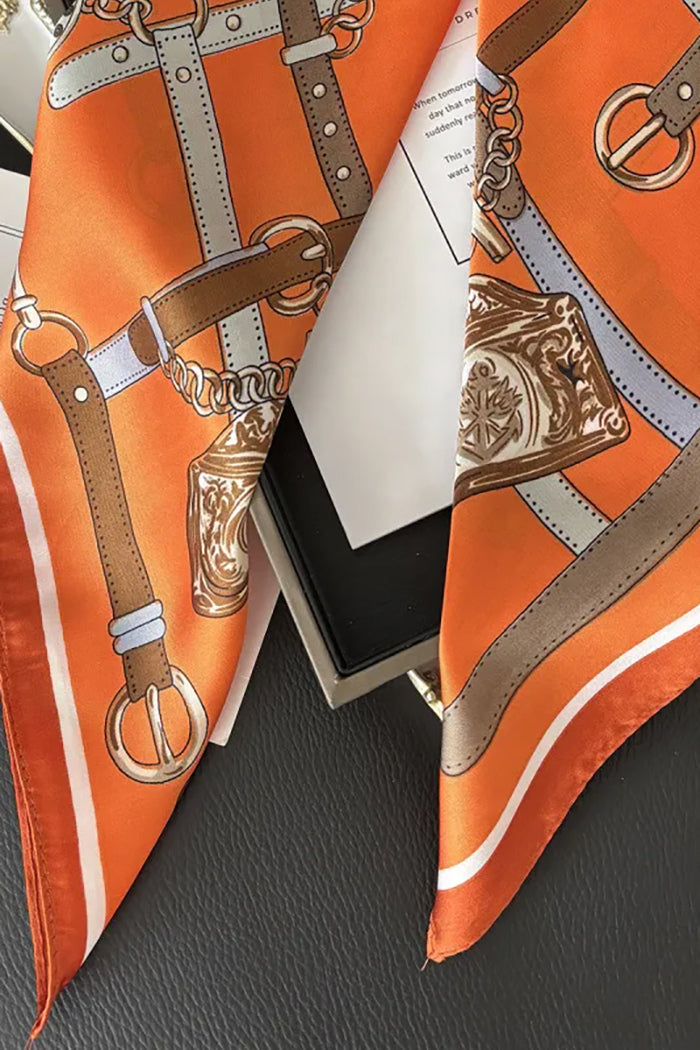 Vintage Style Square Scarf