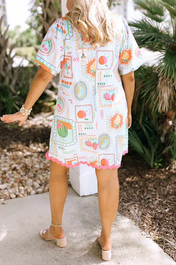 Floral Printed Puff SleeveDress
