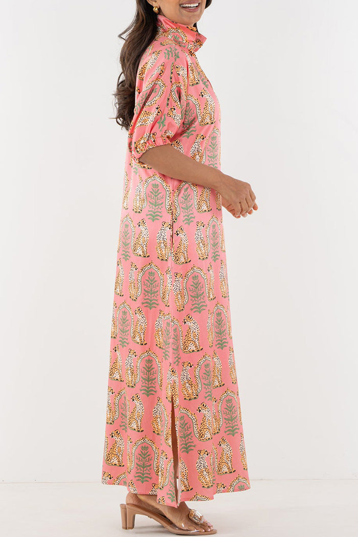 Cheetah Print Maxi Dress