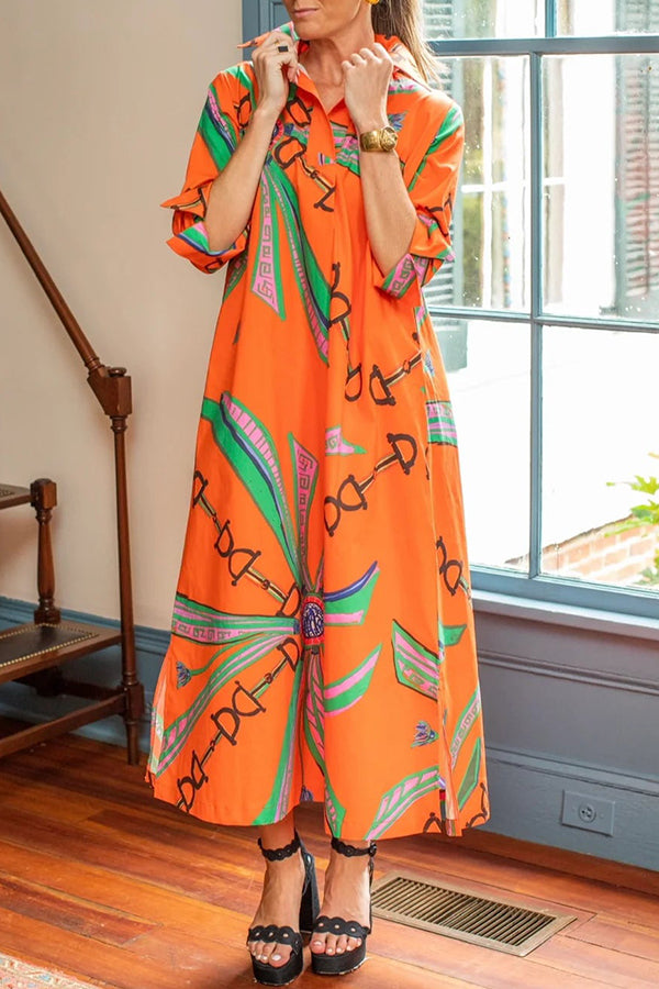 Color Blocked Belt Dress