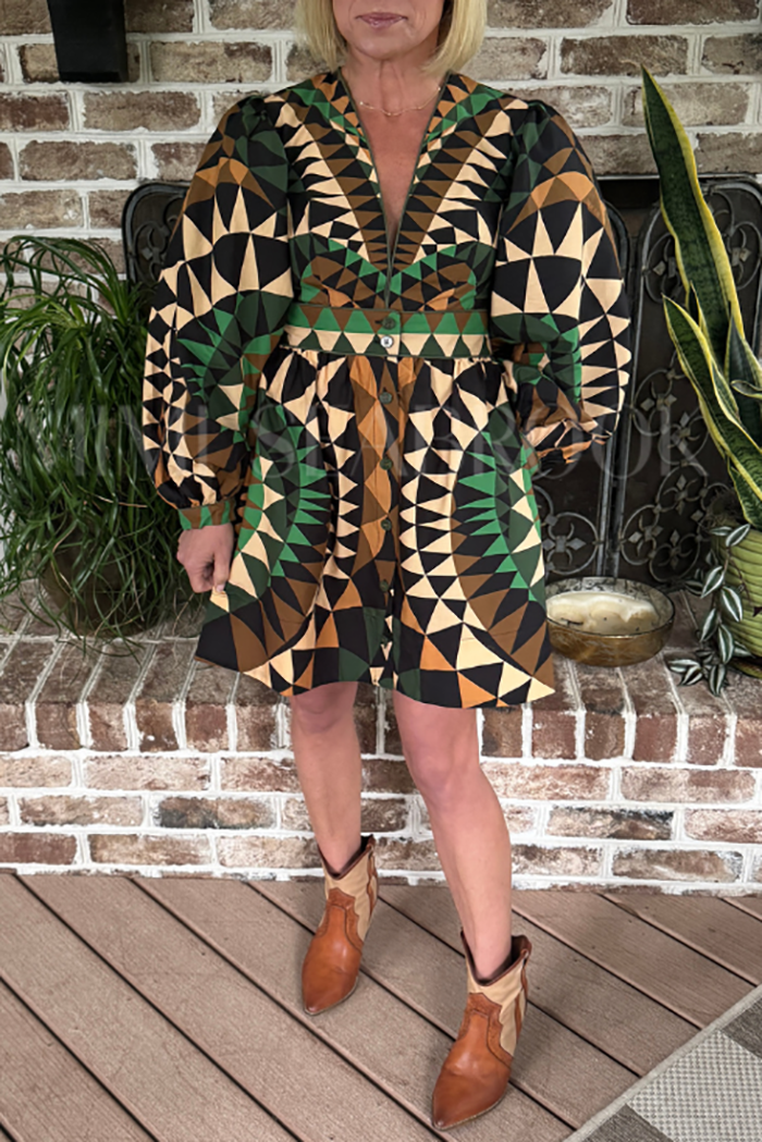 Casual Heart Deco Dress