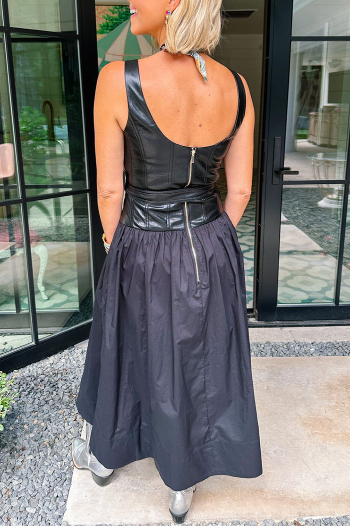 The Night Is Hers Leather Dress