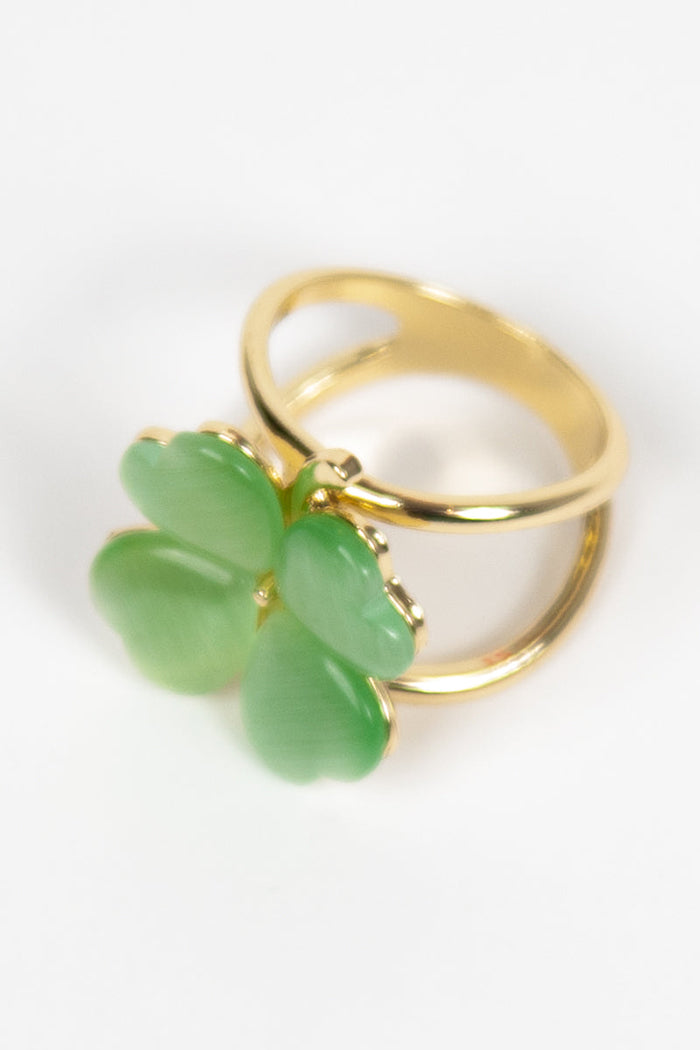 Delicate Floral Scarf with Scarf Ring