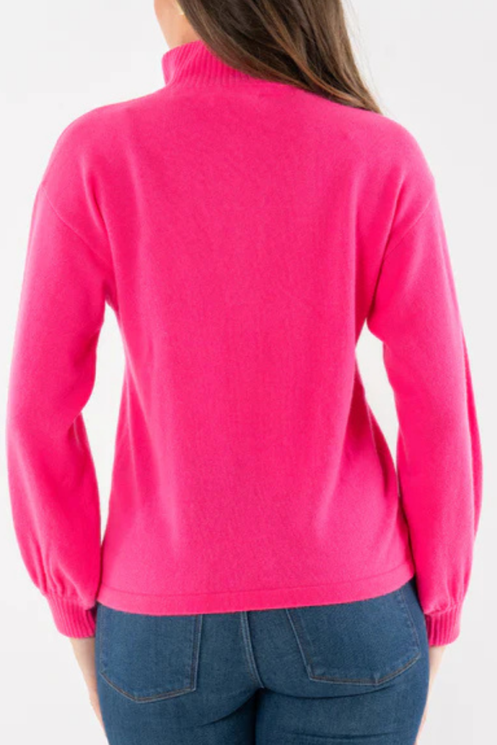 Casual Blouson Sleeves Sweater