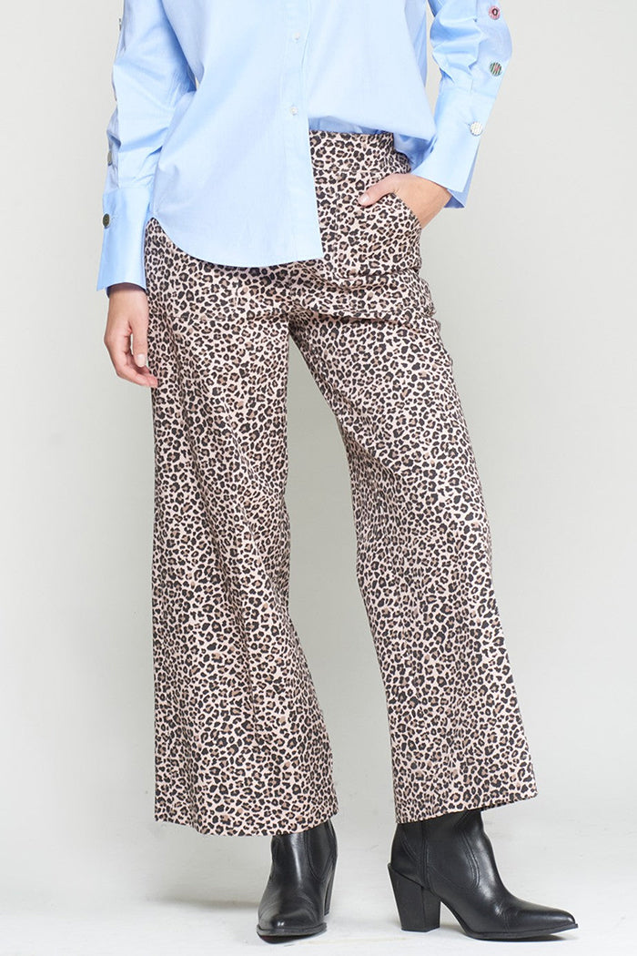 Casual Cheetah Print Pant