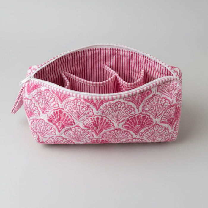 Print Quilted Makeup Bag