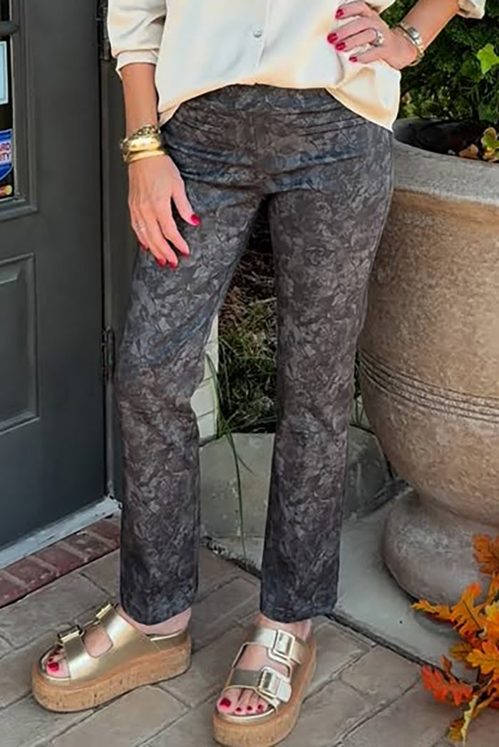 Casual Floral Print Pants