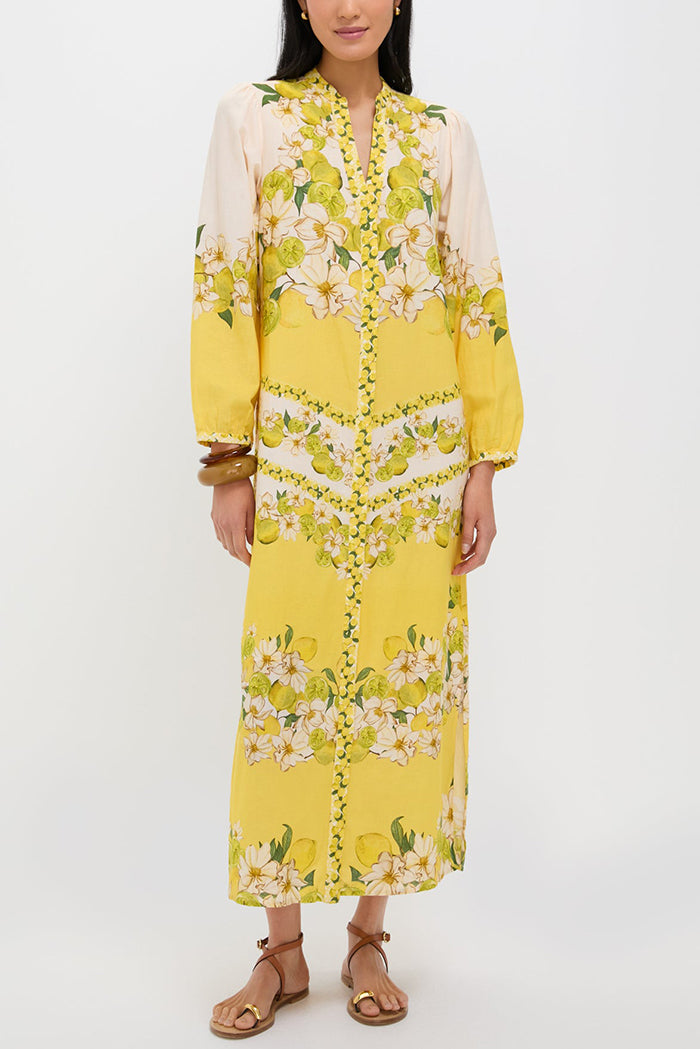 Casual Floral Pattern Belt Dress