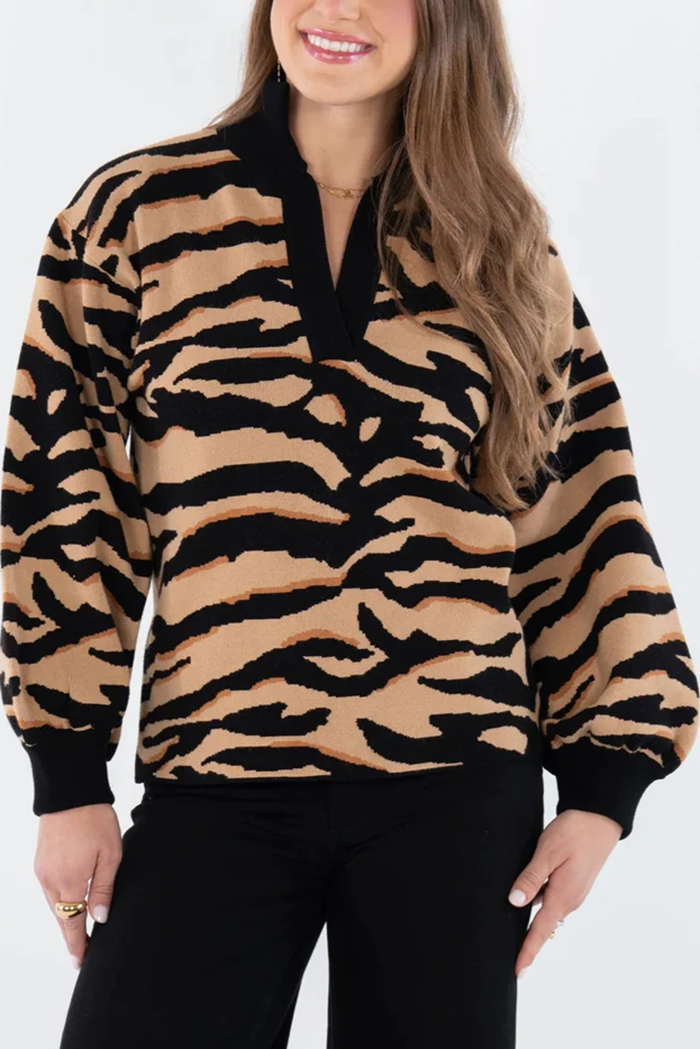 Casual Animal Pattern Sweater