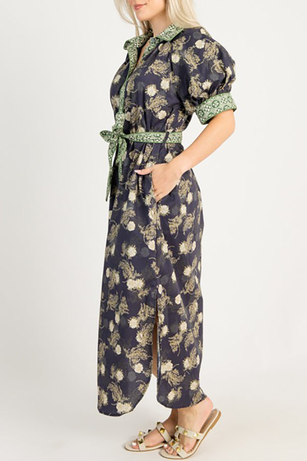 Bohemian Belt Pocket Dress