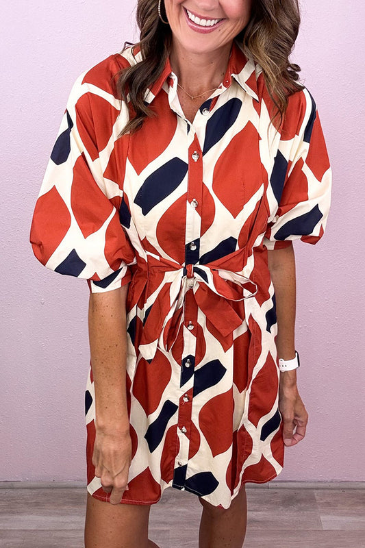 Casual Puff SLeeve Dress