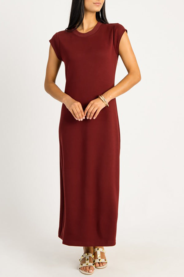 Casual Solid Color Maxi Dress