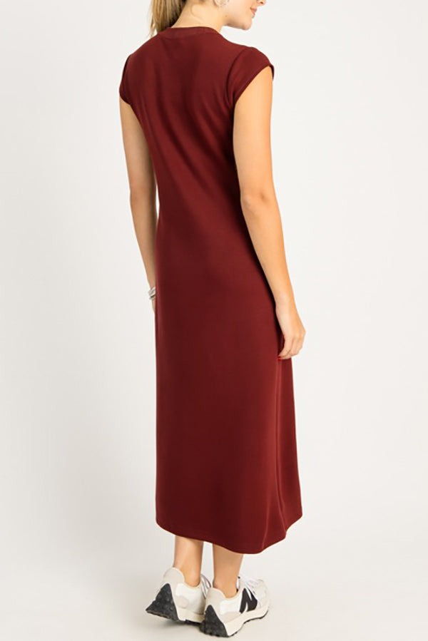 Casual Solid Color Maxi Dress