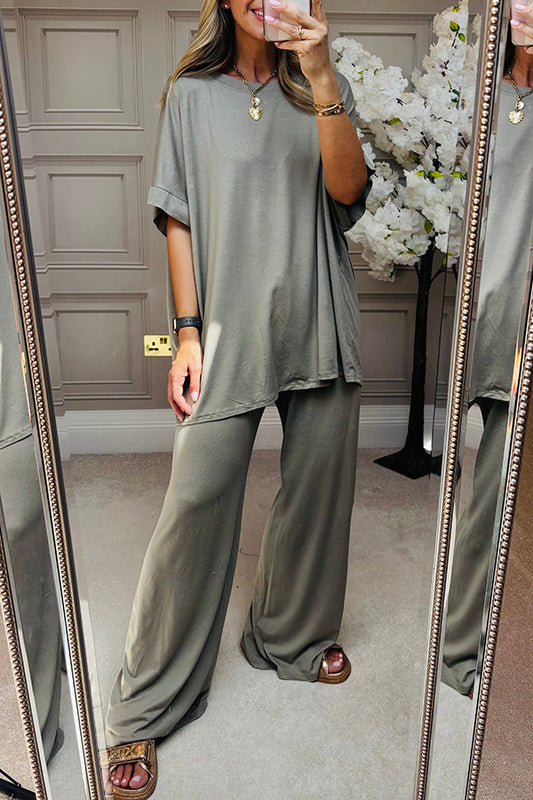 Casual Solid Color Set