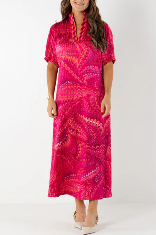 Casual Bold Printed Dress