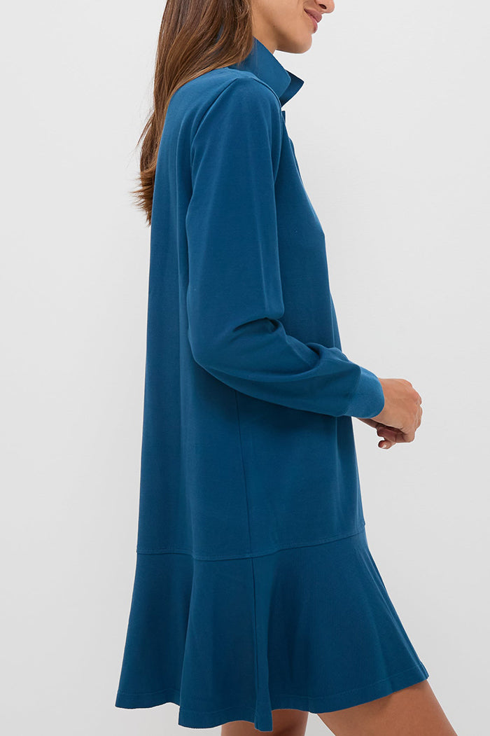 Casual Ruffles Hem Dress