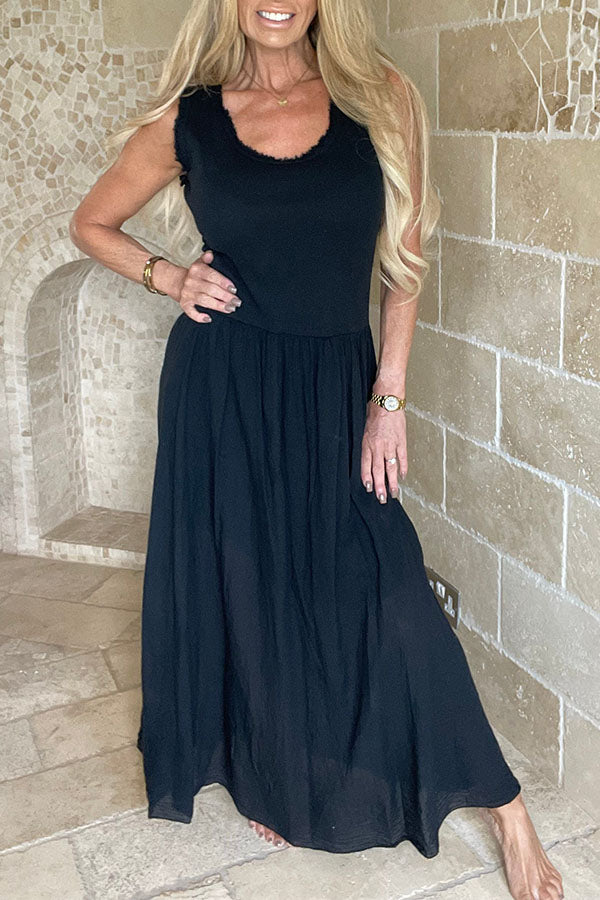 Casual Sleeveless Maxi Dress