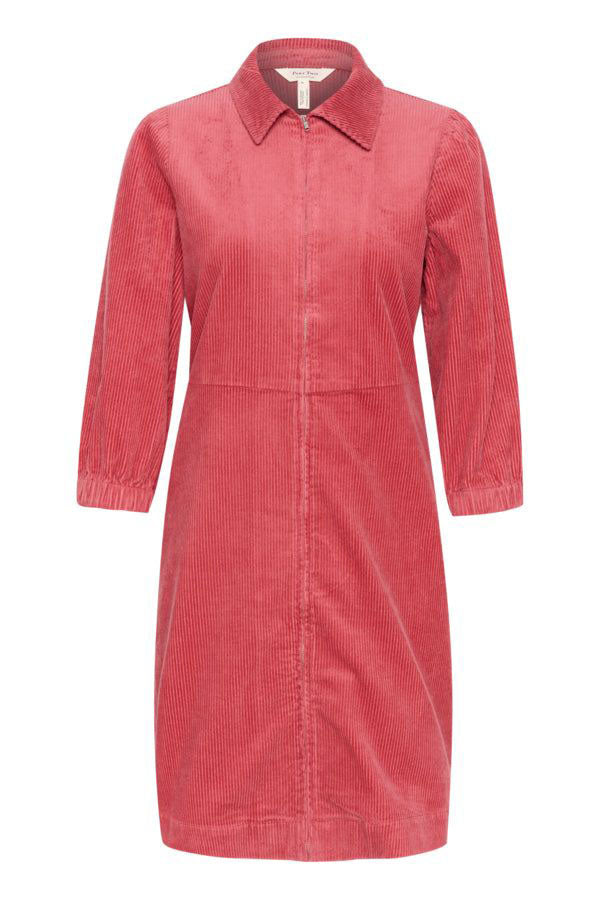 Corduroy Zip Pocket Dress