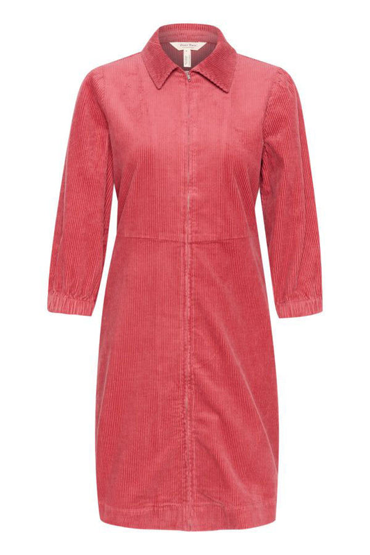 Corduroy Zip Pocket Dress