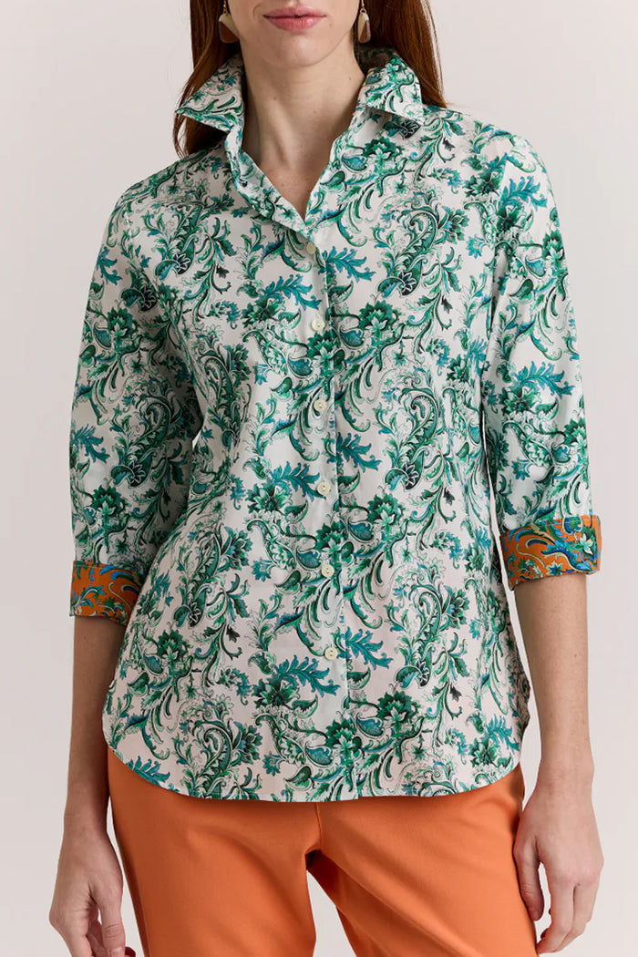 3/4 Sleeve Printed Top