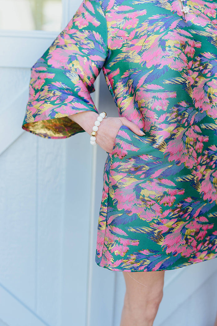 Casual Baroque Floral Dress