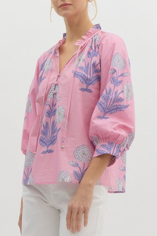 Botanical Brunch Floral Top