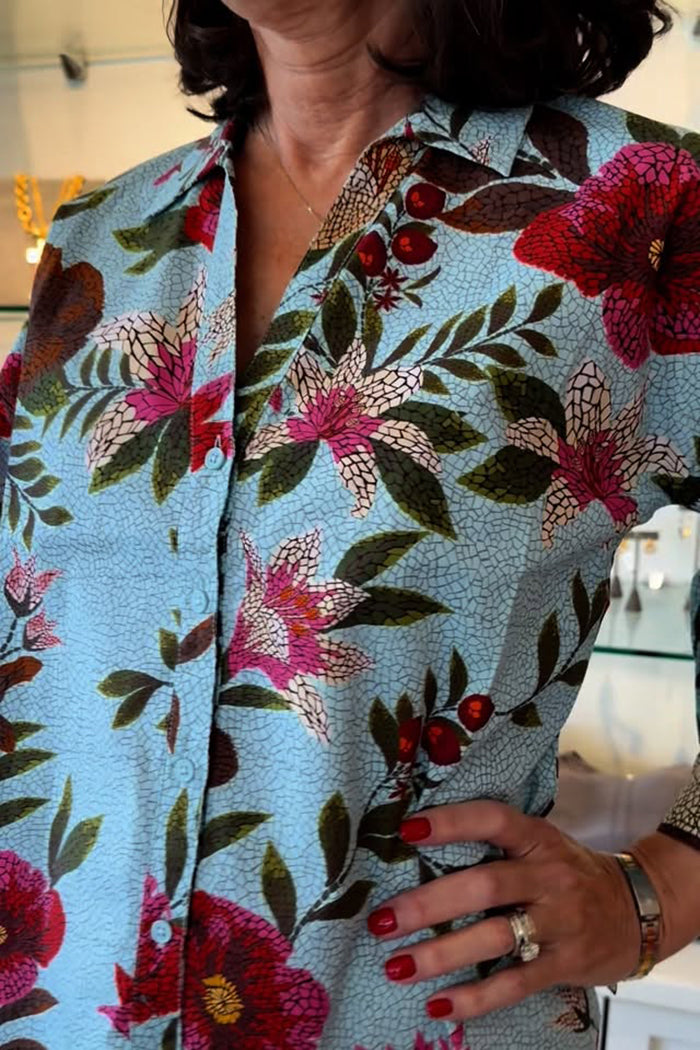 Casual Floral Pattern Top