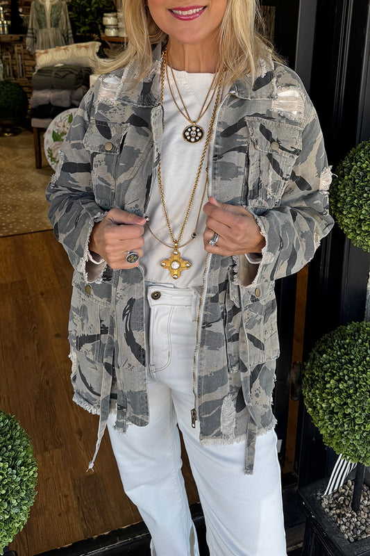 Vintage Camo Pocket Jacket