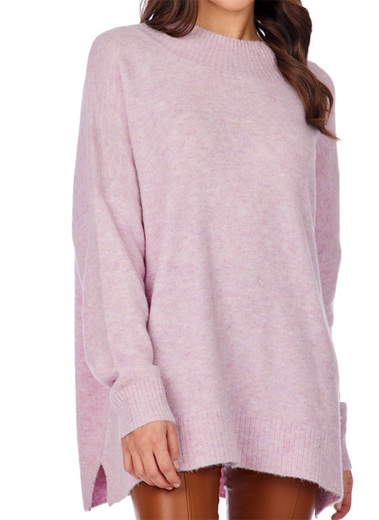 Casual Solid Color Sweater