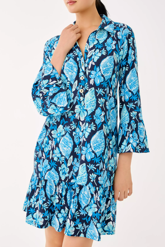 Casual Floral Pattern Dress
