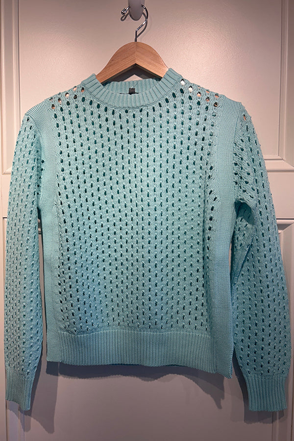 Casual Open Weave Sweater