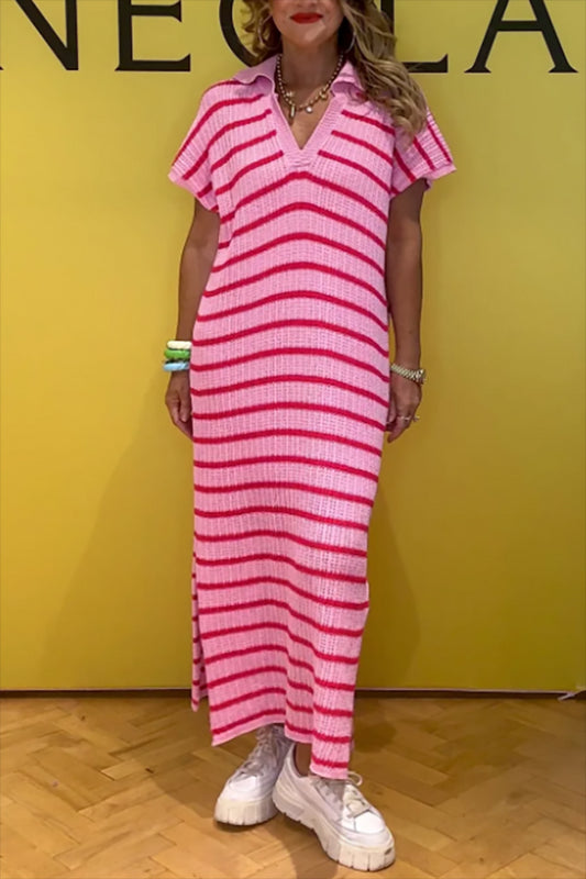 Soft Knit Stripe Dress