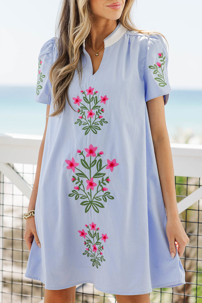Floral Puff Sleeve Dress