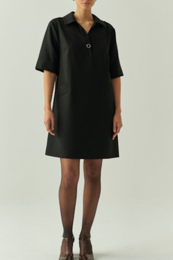Casual Button Detail Dress