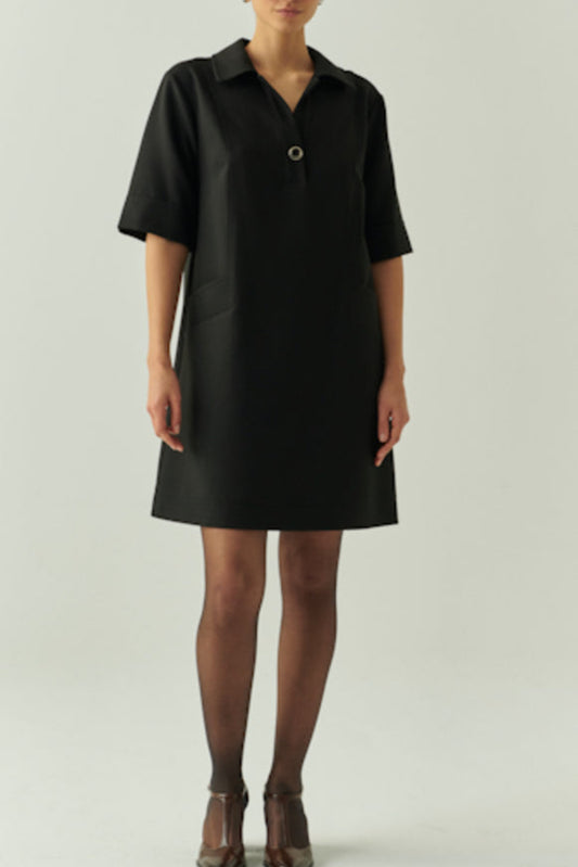 Casual Button Detail Dress