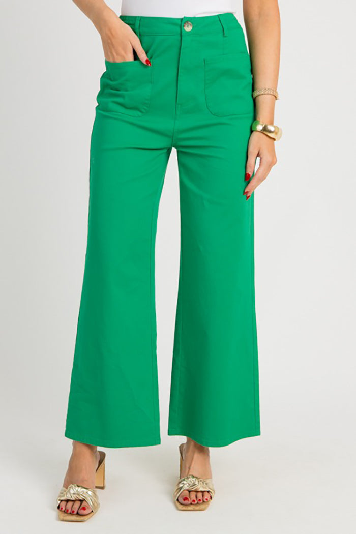 Wide Leg High-Rise Waist Pants