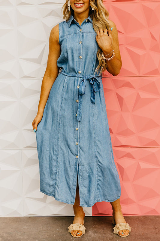 Casual Tie Waist Dress
