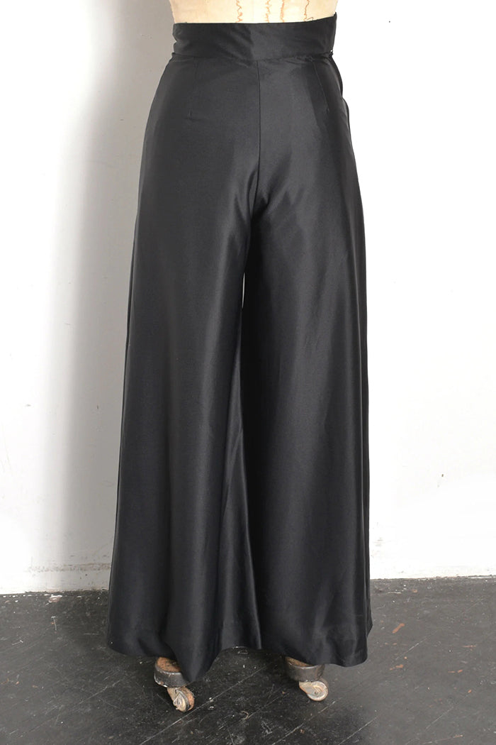 Black Wide-Leg Trousers