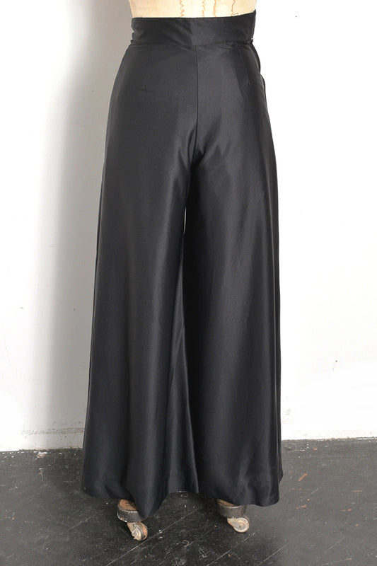 Black Wide-Leg Trousers