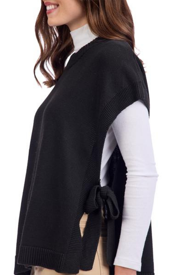 Side Tye Sweater Vest