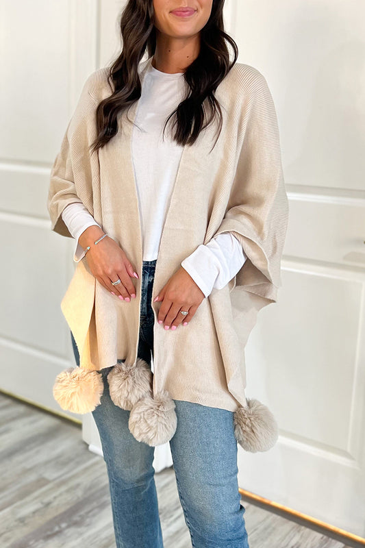 Hairball Decoration Solid Color Wrap