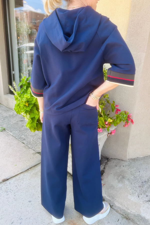 Casual Solid Colors Pull Rope Set