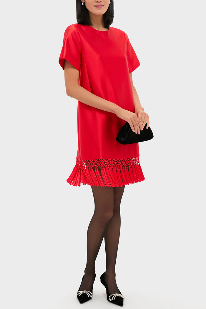 Casual Tassel Downing Dress