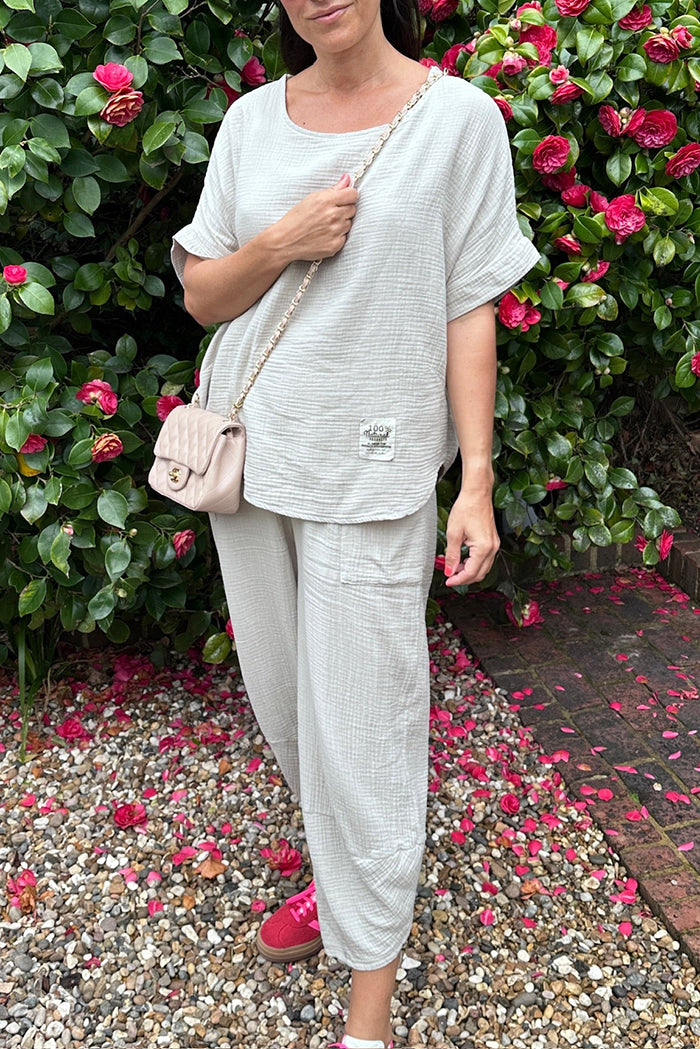 Casual Pocketed Two Piece Co Ord Set