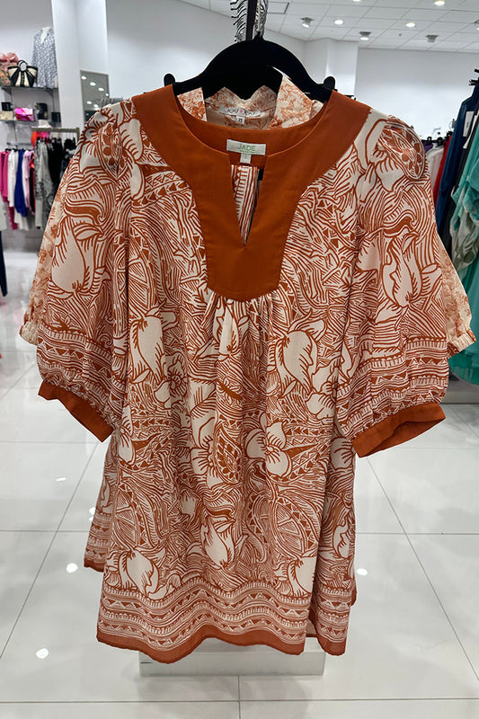 Casual Bold Printed Dress