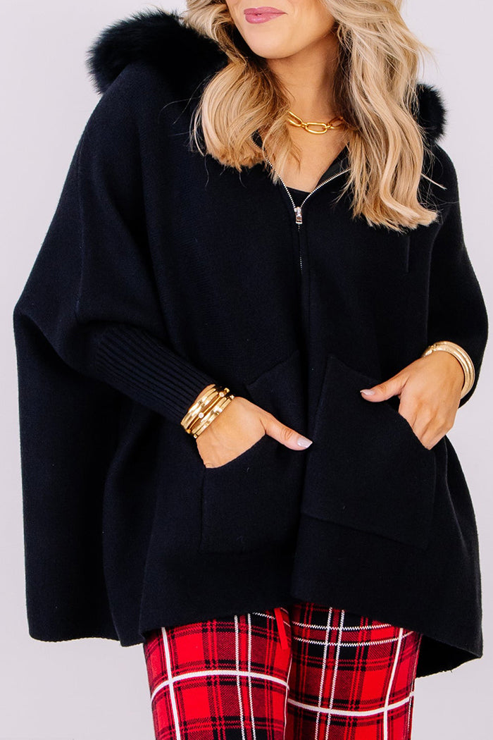 Cozy Pocketed Zip Up Hoodie