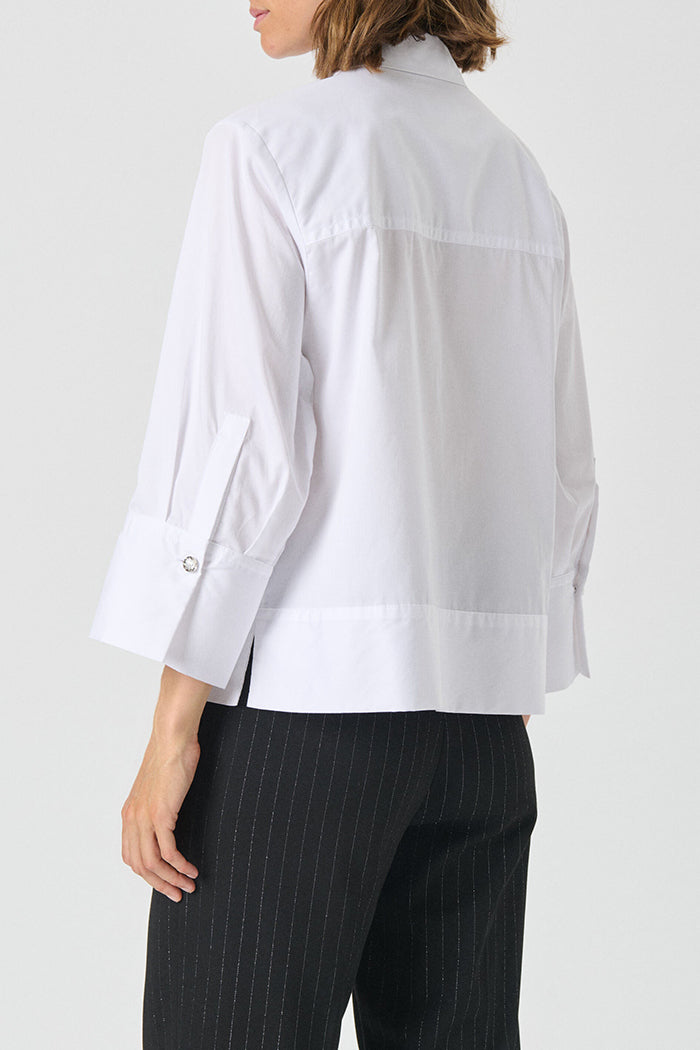 Casual Bright White Shirt