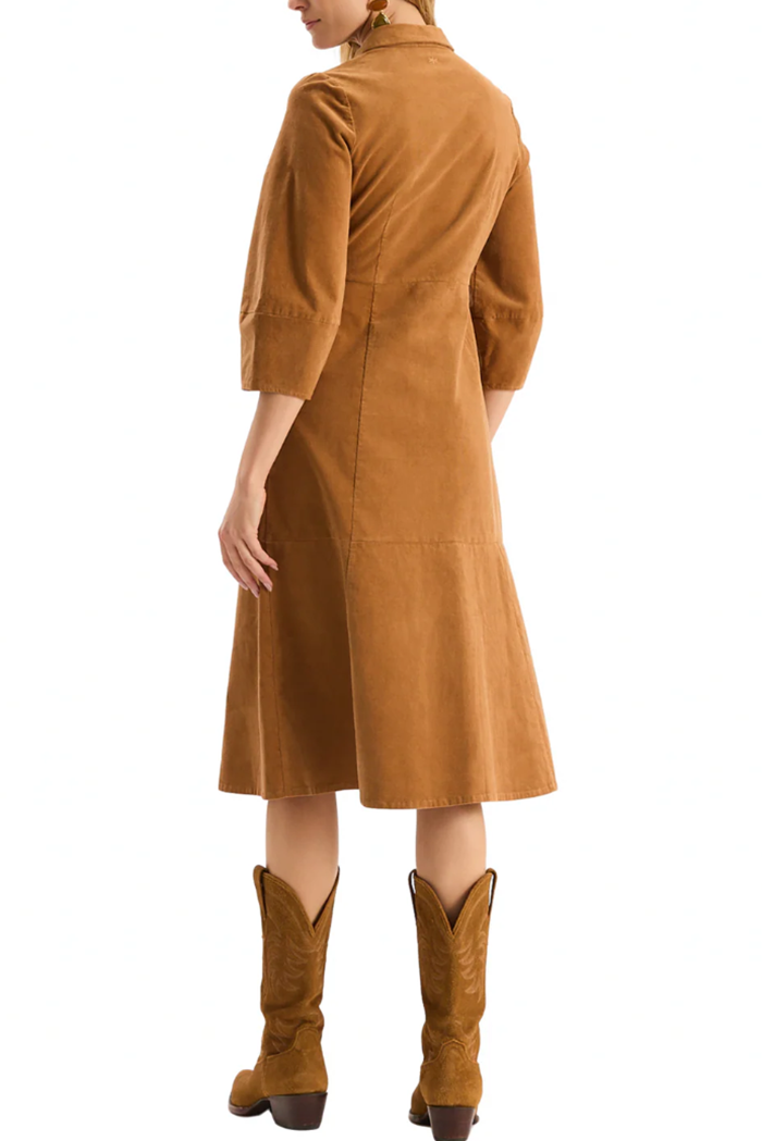 Casual Pinwale Corduroy Dress